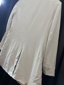 H&amp;M Cowl Neck Satin Viral Blazer