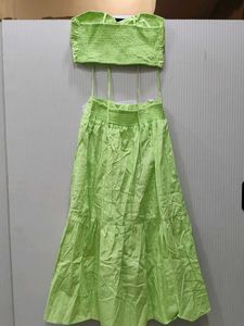 Lime Green Two-Piece Set