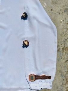 Light White Long Sleeve Top