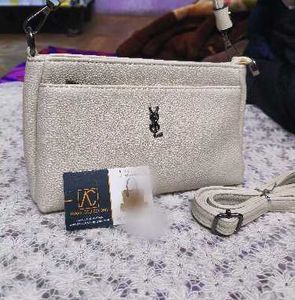 Elegant Cream Crossbody Bag