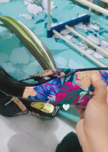 Floral Wedge Sandals