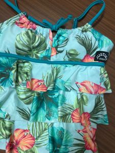 colourful beachy padded top
