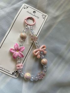 Pink Charm Key Chain