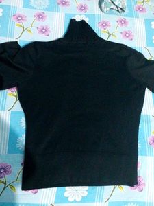 Elegant Black Knit Cardigan