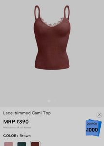 Savana Dupe Ribbed Lacey 2000s Going Out Tank Top