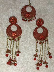 Traditional Red Earings