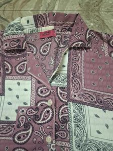 Paisley Print Button-Down