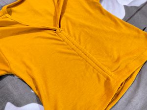 Ribbed Ruched Top