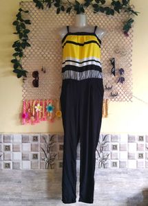 🆕Size M🎁Buy 2 Get 1 Free 🎁 Striped Jumpsuit