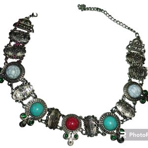 OXIDISED CHOKER