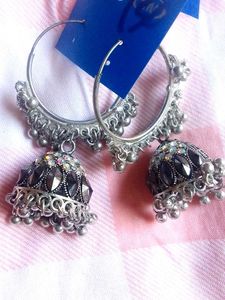 Jhumka Hoop Earrings