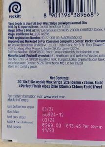 Veet Professional 14 Wax Strips