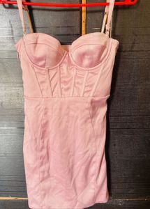 Corset Dress With Scarf