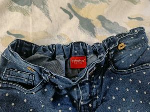 Cute Polka Dot Denim Shorts