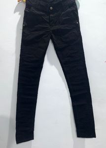 Black Stretchable Denim Jeans for Boys 28
