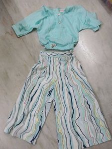 Girls' Top & Palazzo Set