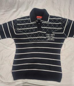 Graphic Striped Sweater