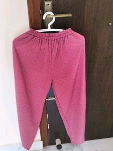 Pink Polka Dot Lounge Pants