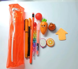 Orange Theme Stationery Hamper
