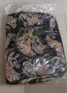 Big Size Embroidered Handbag New With Tag