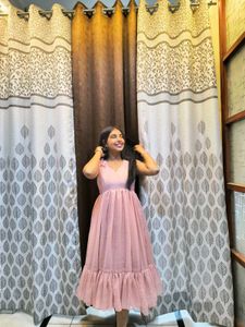 Pink Ruffle Sundress