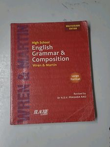 English Grammar Wren And Martin