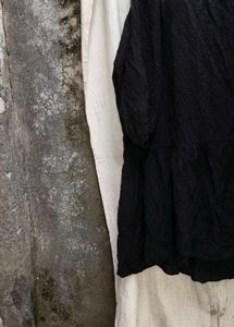 8177. Black Tiered Dress