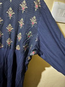 Elegant Navy Blue Kurta - 5XL