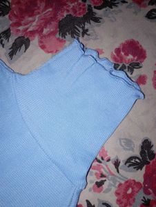 Cute Sky-Blue T-Shirt