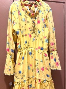 Pretty Yellow long dress