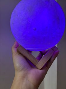 Moon Lamp With Colorful Lights
