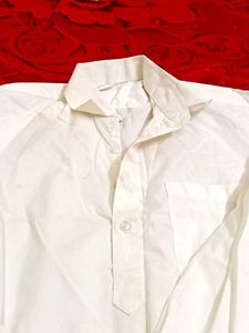 New White Cotton Kurta