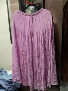 Lilac Ethnic Skirt