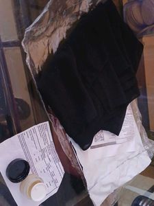 beautiful black Hizab with Avacado night cream