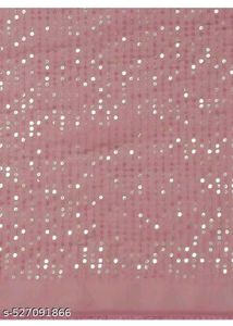 Sparkling Pink Sequin Saree