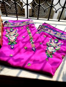 Brand New Pink Saree 🔥🔥