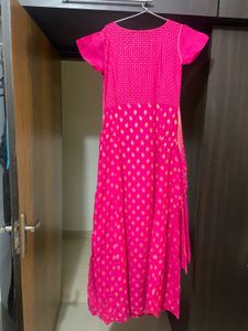 Hot Pink Festive Gown For Sale