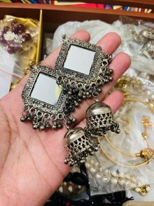 Oxidised Earrings