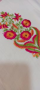branded new long white dress with shrug unused