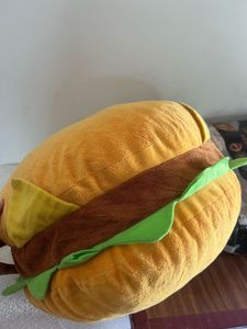 Giant Soft Burger Plush Pillow