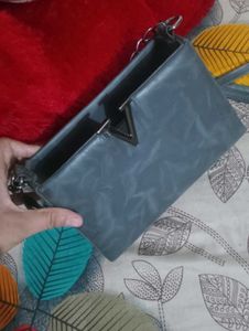 Stylish Grey Handbag