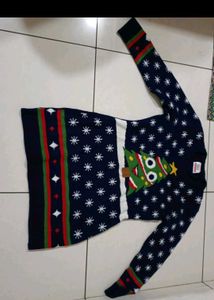 Festive Christmas Tree Sweater Dress