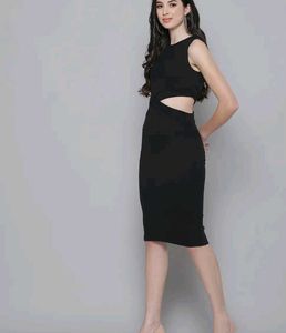 Chic Black Bodycon Dress
