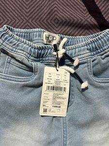 Cute HOP Denim Joggers