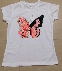 🦋 butterfly Print White Tee 🦋