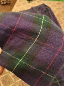 Plaid Wide Leg cots wool PJ
