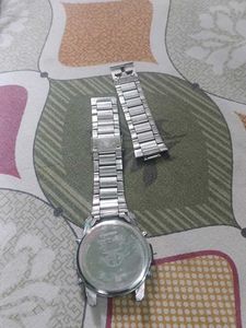 Titan Silver Watch