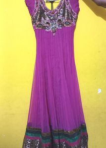 Magenta Pink Women's Anarkali
