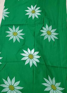 2 Shades Green 💚 Pure Cotton Saree