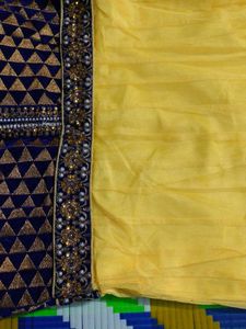 Elegant Yellow Embroidered Suit